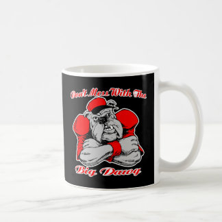 Taza De Café No ensucie el negro grande del perro