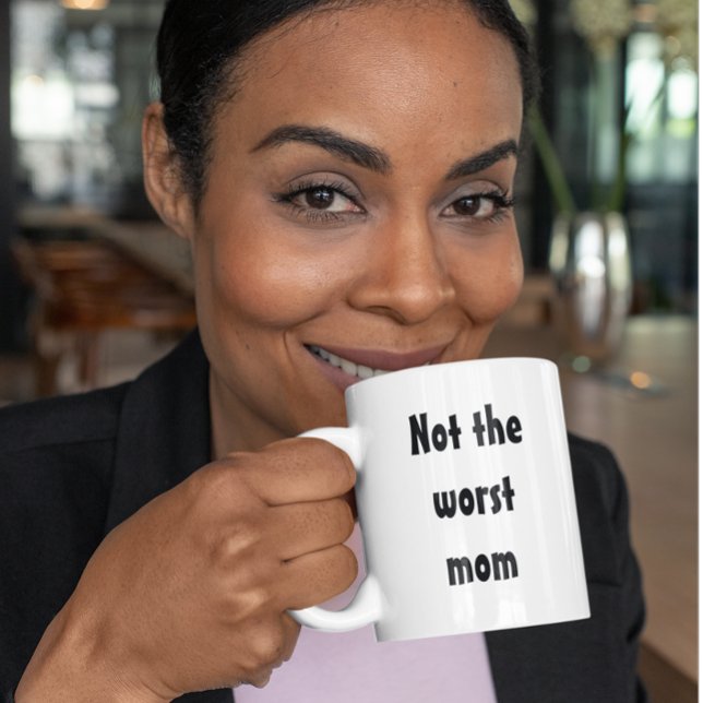 Taza De Café No es el peor regalo de madre graciosa (Subido por el creador)