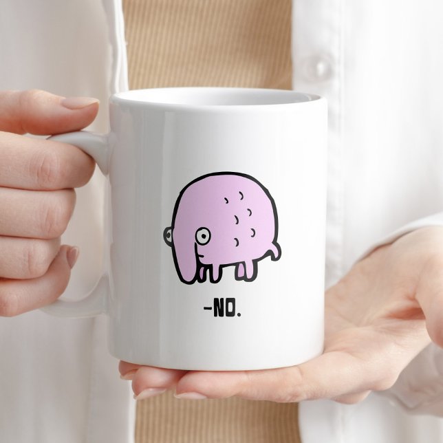 Taza De Café No es gracioso el regalo de café sarcástico cita d (Subido por el creador)