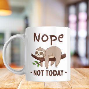 Taza De Café No es hoy perezoso, divertido