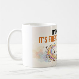 Taza De Café No es pelo, es purpurina Frenchie divertido diseño