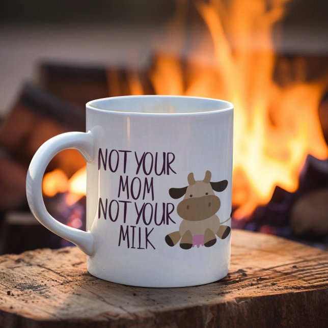 Taza De Café No es tu madre, no tu vegana de leche (Subido por el creador)