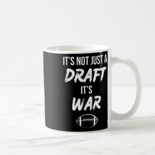 Taza De Café No Es Un Borrador De La Cita De Guerra De Fantasía