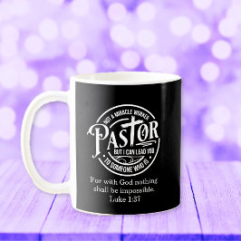 Taza De Café No es un hacedor de milagros Lucas 1:37 Agradecimi