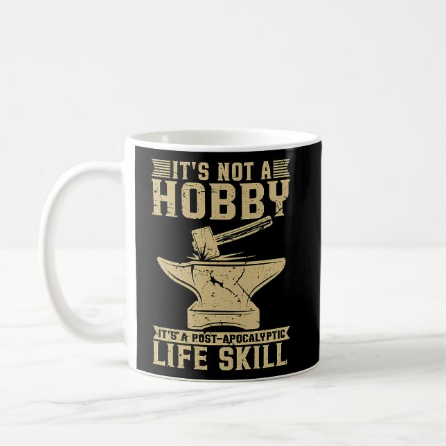 Taza De Café No es un hobby es un metalwo de zapatos de caballo (Izquierda)