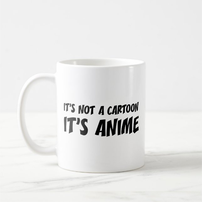 Taza De Café No es un Personalizado. Es Anime. Coffee Mug (Izquierda)