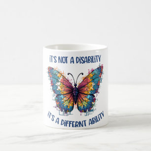 Taza De Café No es una discapacidad, es una habilidad diferente