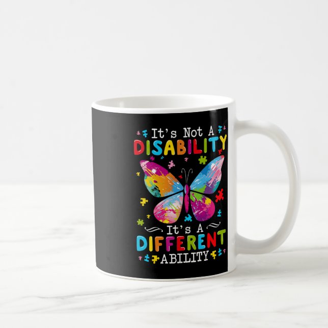 Taza De Café No es una discapacidad, es una habilidad diferente (Derecha)