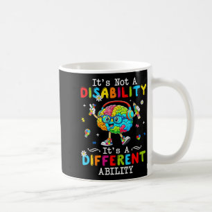 Taza De Café No es una discapacidad, una habilidad diferente ap