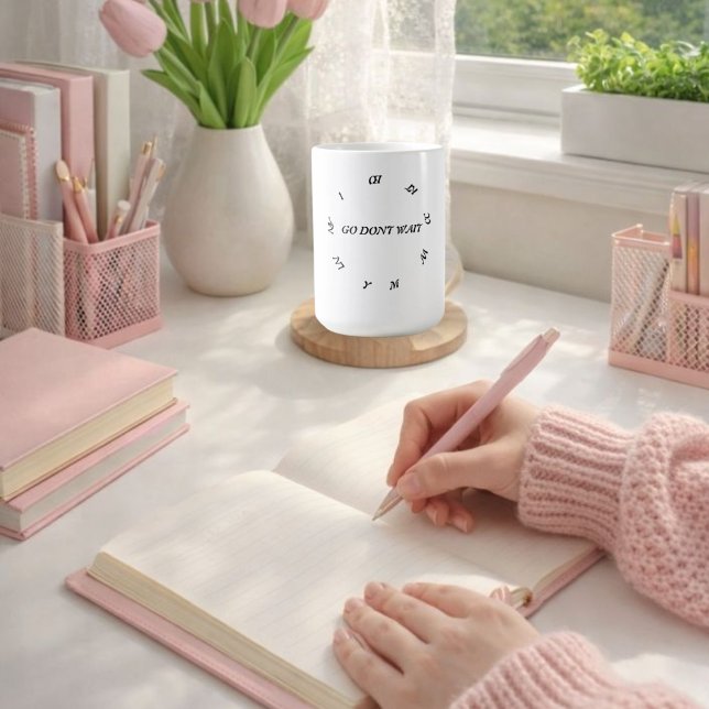 TAZA DE CAFÉ NO ESPERAR, HACER CUALQUIER ACCIÓN (Subido por el creador)