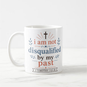 Taza De Café No Estoy Descalificado Por Mi Cita Cristiana Anter
