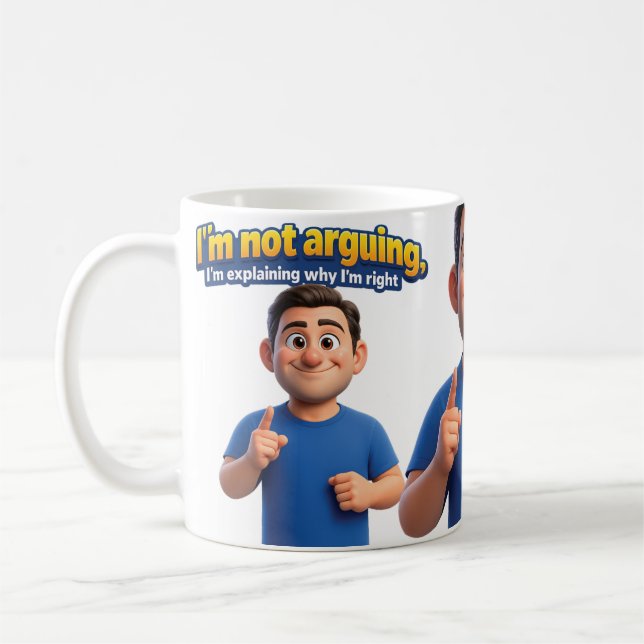 Taza De Café No estoy discutiendo (Izquierda)