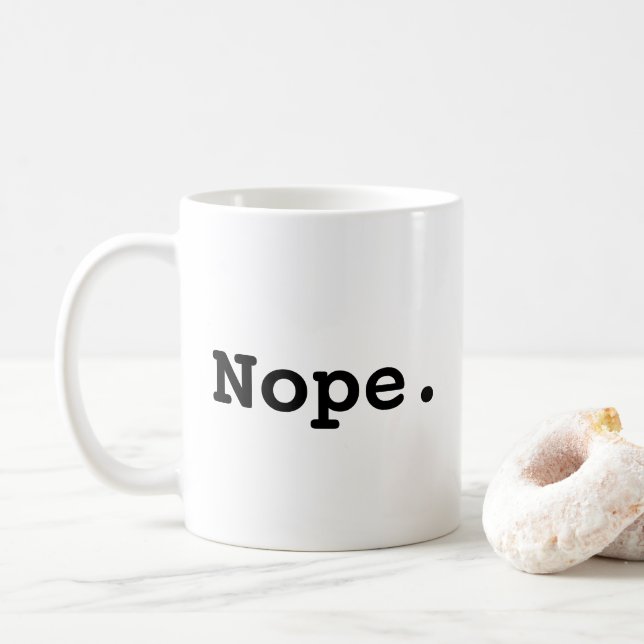 Taza De Café No. Funny Procrastinator (Con donut)