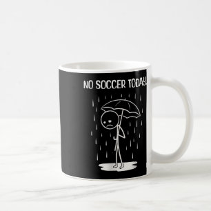 Taza De Café No Fútbol Hoy Figura Divertida de Palitos