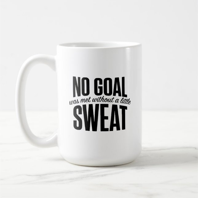 Taza De Café No Goal Met Minimalist Accountability & Success Mi (Izquierda)