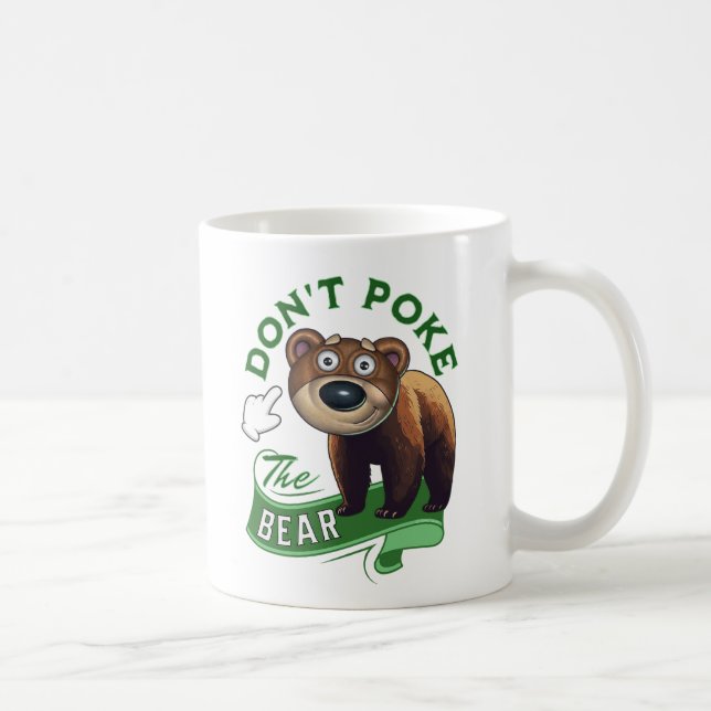 Taza De Café No golpees al oso (Derecha)