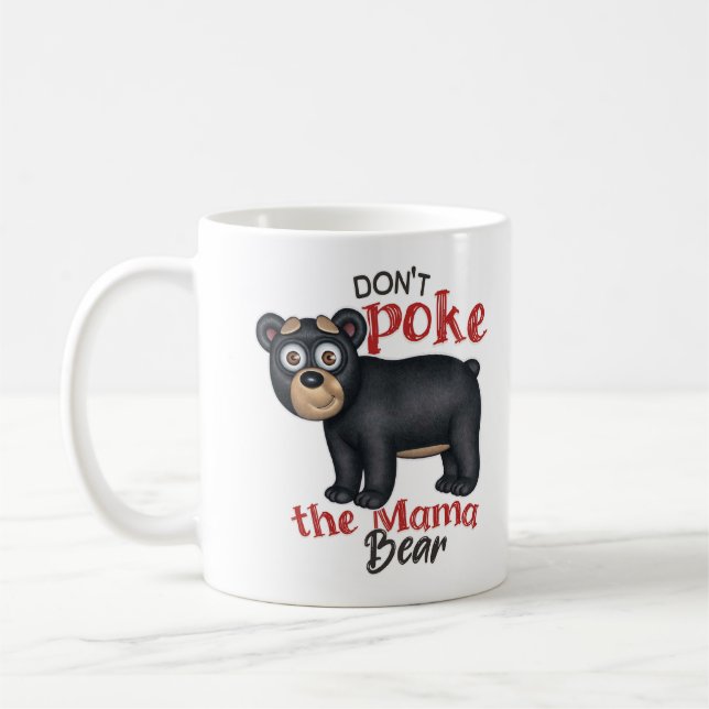 Taza De Café No golpees al oso de mamá (Izquierda)