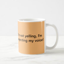 ¡No gritando! Coffee Mug