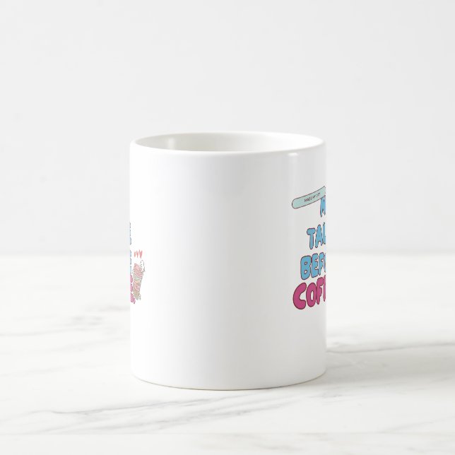 Taza De Café No hablar antes del café - Cita divertida para caf (Centro)