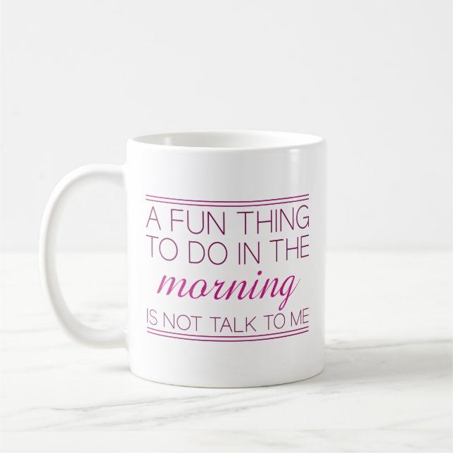 Taza De Café No Hablar Conmigo (Izquierda)