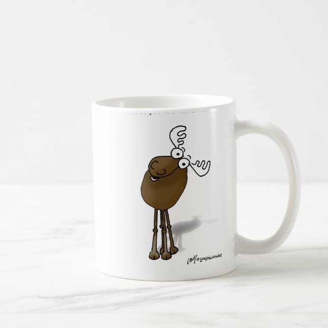 TAZA DE CAFÉ NO HACEN LOS ALCES CONMIGO (Derecha)