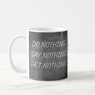 Taza De Café "No hacer nada" Café Mug