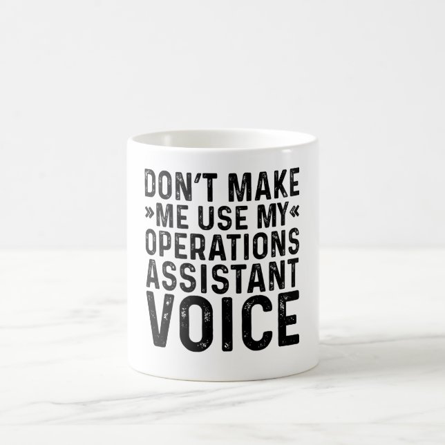 Taza De Café No hacer que use mi voz del asistente de operacion (Centro)