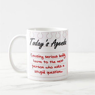 Taza De Café No haga las preguntas estúpidas