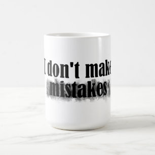 Taza De Café No hago errores en el café