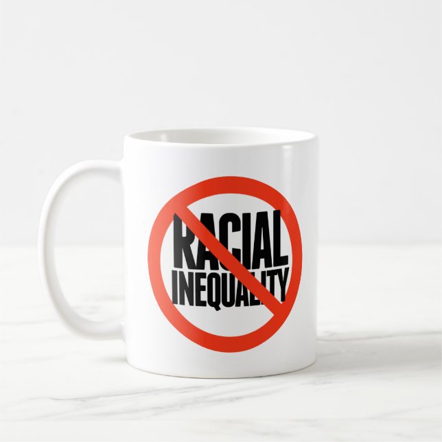 Taza De Café No hay desigualdad racial (Izquierda)