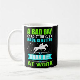 Taza De Café No Hay Días Malos En La Carreras J De Pista De Car