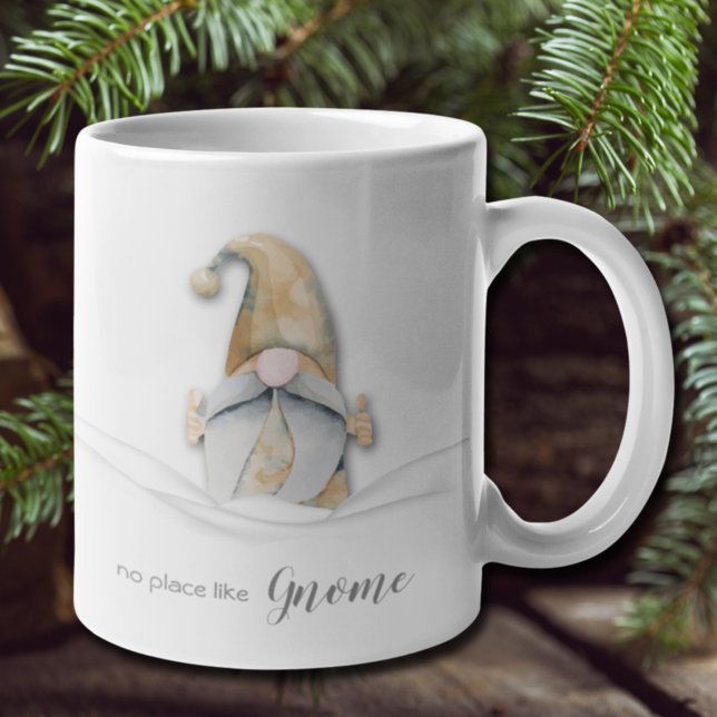 Taza De Café No hay lugar como vacaciones de los Navidades Gnom (Subido por el creador)