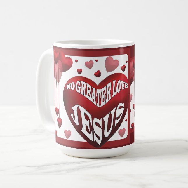 Taza De Café No hay más amor© Mug 11oz. (Anverso izquierdo)