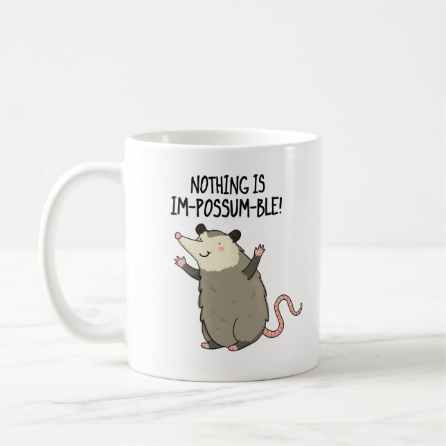 Taza De Café No hay nada que sea gracioso, Possum Pun (Izquierda)