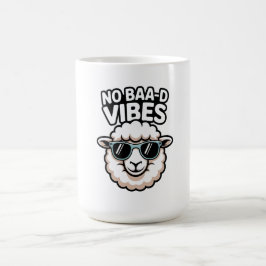 Taza De Café No hay ovejas con vibraciones Baa-d