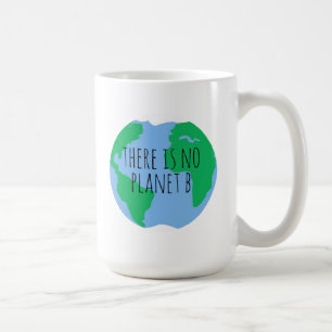 Taza De Café No hay planeta B - Tierra