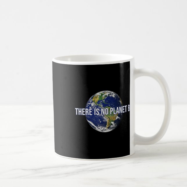 Taza De Café No Hay Protección Climática Del Planeta B (Derecha)