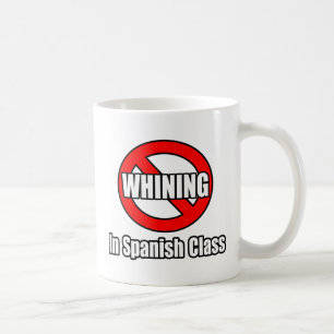 Taza De Café No Hay Quebrantamientos En La Clase Española
