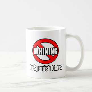 Taza De Café No Hay Quebrantamientos En La Clase Española
