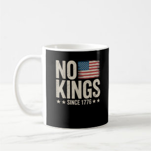 Taza De Café No hay reyes en América desde 1776 Espíritu de lib