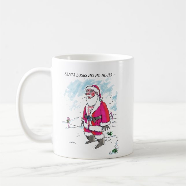 Taza De Café No Ho-Ho-Ho con el texto mug (Izquierda)