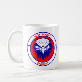 Taza De Café No hoy fascista - Patriótico Águila Clásica Mug