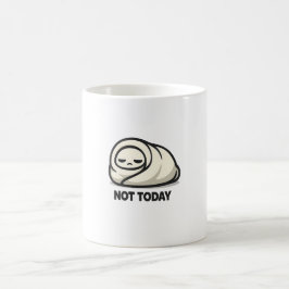 Taza De Café No Hoy - Personaje Lindo Cansado Burrito de Manta 