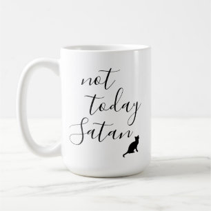 Taza De Café No hoy Satan - Gato