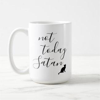 Taza De Café No hoy Satan - Gato