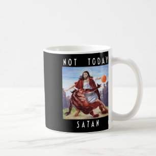 Taza De Café No Hoy Satanás Jesús Vs Satan En Bysketbyll