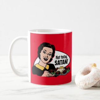 Taza De Café No hoy Satanás Mug