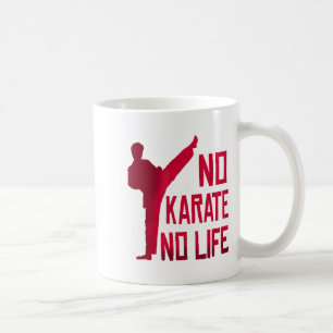 Taza De Café No Karate No Life Camiseta de Artes Marciales