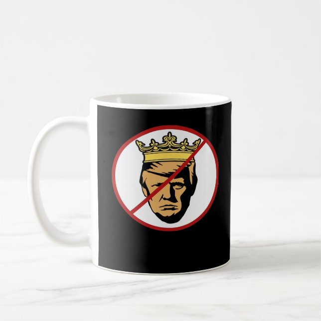 Taza De Café No Kings Anti Creative Classic Design (Izquierda)