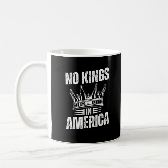 Taza De Café No Kings In America United States Independence Vin (Izquierda)